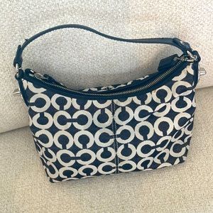 vintage black COACH handbag